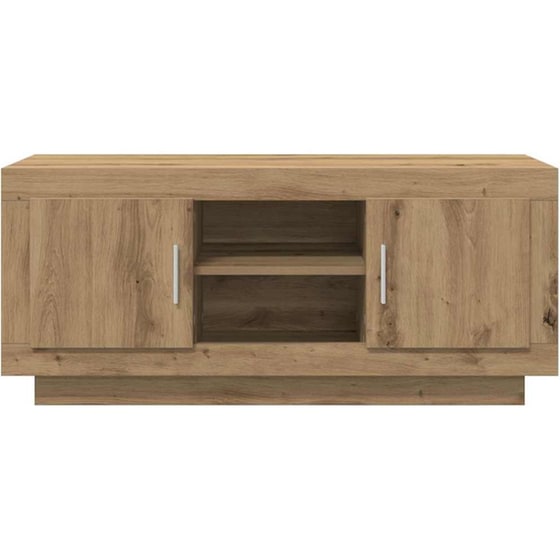 Έπιπλο Τηλεόρασης VidaXL 102 x 35 x 45 cm - Artisan Δρυς image 5