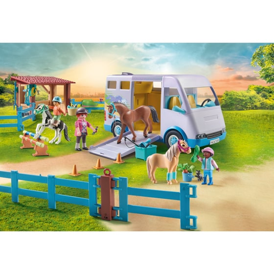 PLAYMOBIL® Horses of Waterfall Μαθήματα Ιππασίας με όχημα μεταφοράς αλόγων (71493) image 5