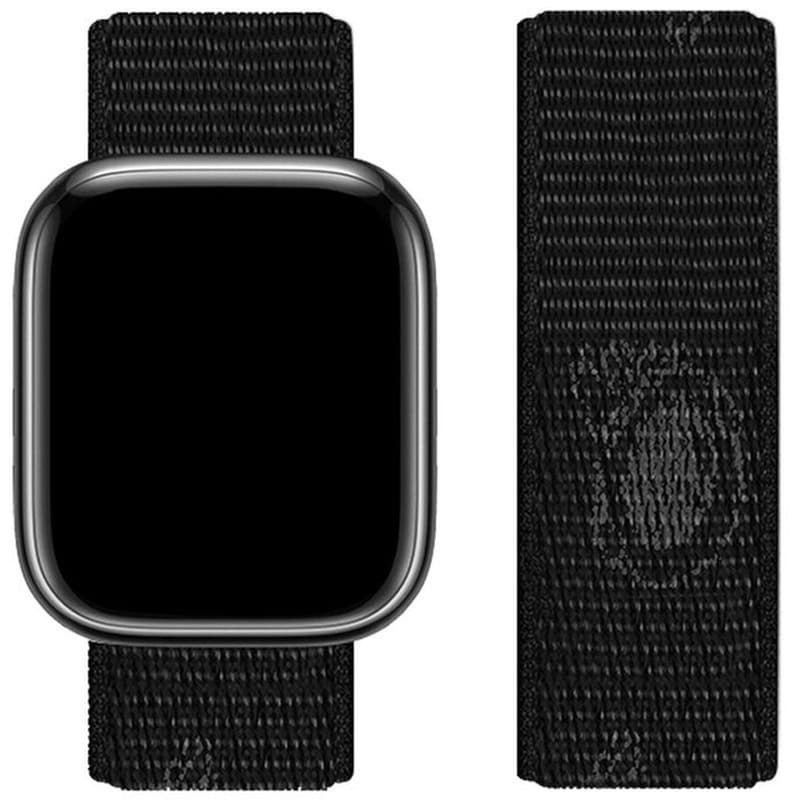 HOCO Watchband Hoco Wa02 38/40/41mm Από Nylon Για Apple Watch Series 1/2/3/4/5/6/7/8/se Space Black