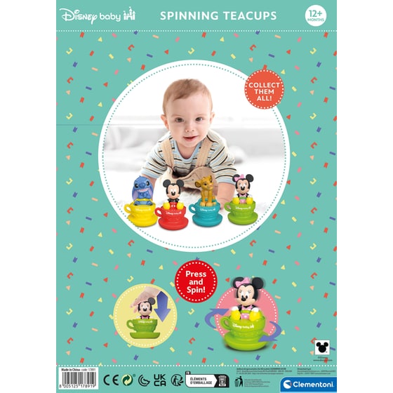 Disney Baby Βρεφικό Παιχνίδι Περιστρεφόμενες Φιγούρες 1 Τμχ - Τυχαία Επιλογή Σχεδίου image 8