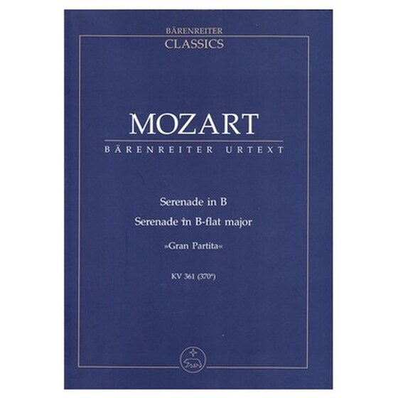 Βιβλίο Για Σύνολα Barenreiter Mozart - Serenade In Bb Major [pocket Score] image 1