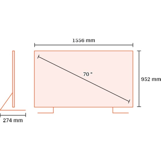 Sharp LED 70" 4K Google TV Τηλεόραση 70HL4265EB image 2