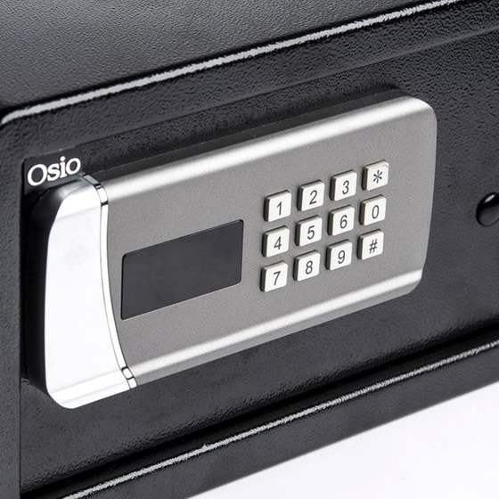 Χρηματοκιβώτιο Osio OSB-2043BL - Μαύρο image 5
