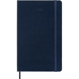 Ημερολόγιο Εβδομαδιαίο Moleskine 2024 12M L Sap. Blue Σκληρό