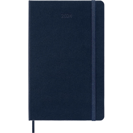 Ημερολόγιο Εβδομαδιαίο Moleskine 2024 12M L Sap. Blue Σκληρό image 0
