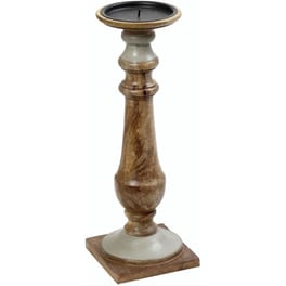 Κηροπήγιο Espiel Ξύλινο 13x38 cm - Καφέ