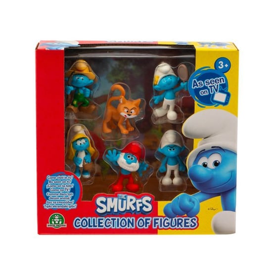 Smurfs -Στρουμφάκια Σετ 6 Φιγούρες - Τυχαία Επιλογή Σχεςδίου image 0