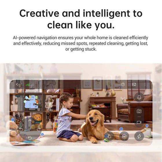 DREAME L10s Ultra Robot Vacuum για Σκούπισμα και Σφουγγάρισμα Λευκό Σκούπα Ρομπότ image 15