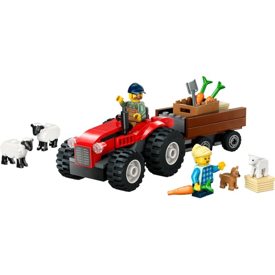 LEGO® City Red Farm Tractor with Trailer & Sheep (60461) image 1