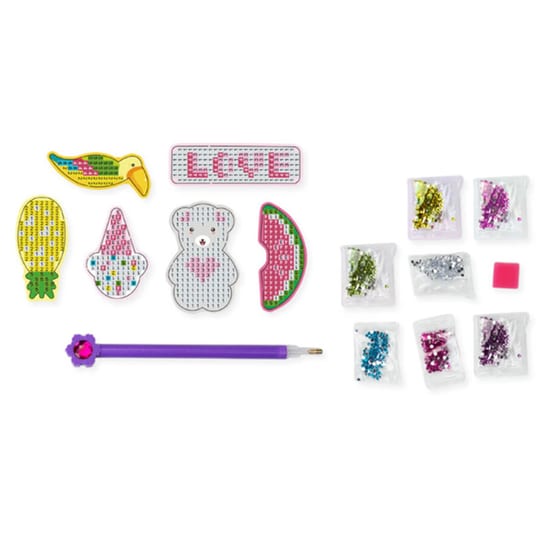 Σετ Δημιουργίας Hinkler Crystal Creations Glittering Hair Accessories image 1