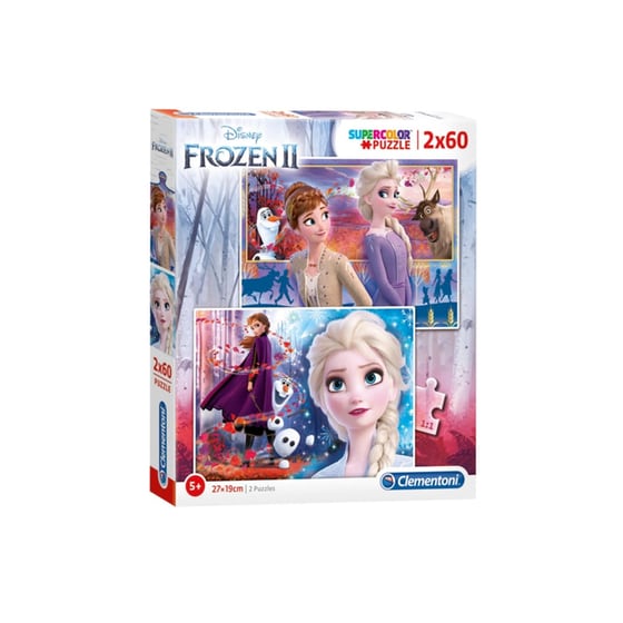 Παιδικό Σετ Παζλ Clementoni Super Color Frozen 2 (60/60 Κομμάτια) image 0