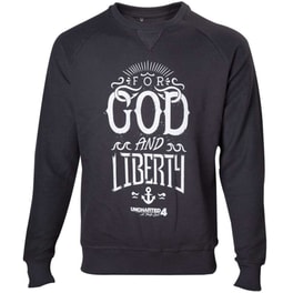 Sweater Difuzed Uncharted 4 - For God and Liberty - XL