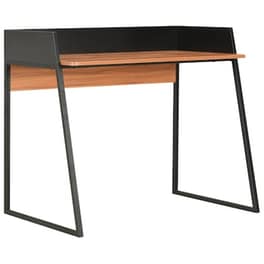 Γραφείο Μελέτης VidaXL από Μοριοσανίδα 90x60cm - Μαύρο/Καφέ
