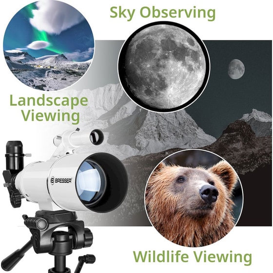 Διοπτρικό Τηλεσκόπιο Σετ Bresser Classic 70/350 με Τρίποδο και Προσαρμογέα Smartphone image 9