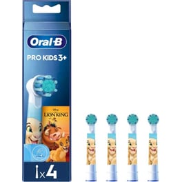 Ανταλλακτικές Κεφαλές Oral-B Pro Lion King 4 Τμχ για Ηλεκτρική Οδοντόβουρτσα