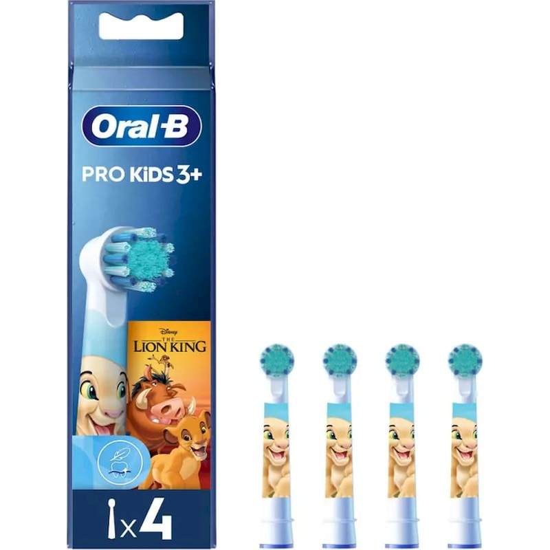 ORAL-B Ανταλλακτικές Κεφαλές Oral-B Pro Lion King 4 Τμχ για Ηλεκτρική Οδοντόβουρτσα