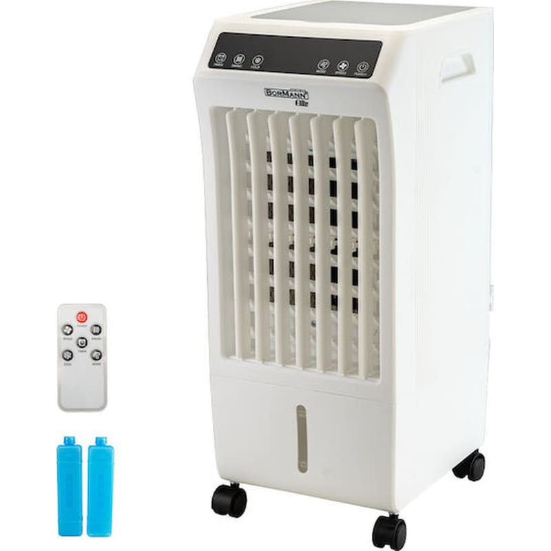 BORMANN BORMANN BFN5615 Air Cooler 65w Δοχειο 6lt,led Οθονη Και Τηλεχειριστηριο 65W Λευκό