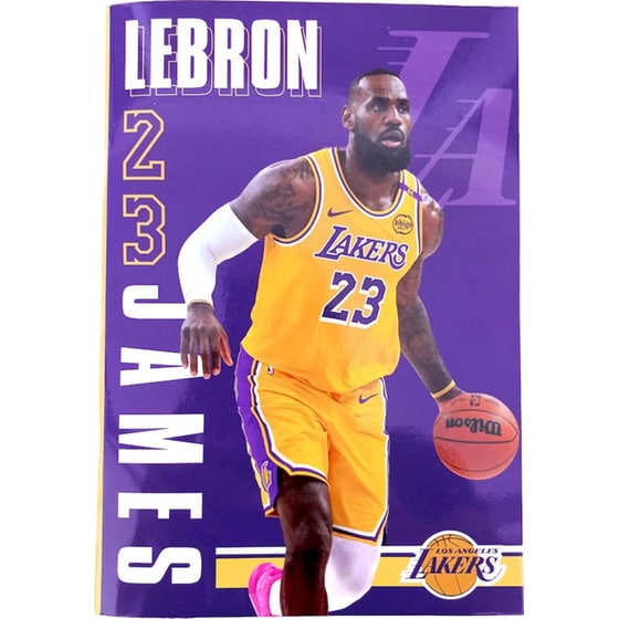 Τετράδιο Σημειώσεων Back Me UpB6 40 Φύλλων NBA LeBron James image 0