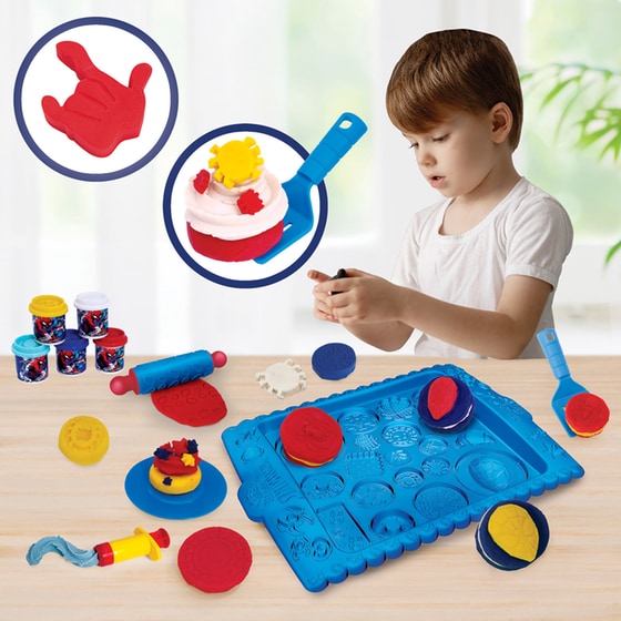 Σετ Πλαστελίνη AS Company Marvel Spiderman Baking Set με 5 Βαζάκια & Αξεσουάρ image 2