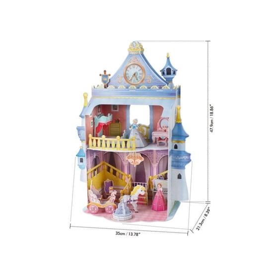 3D Παζλ Fairytale Castle Cubic Fun (81 Κομμάτια) image 2