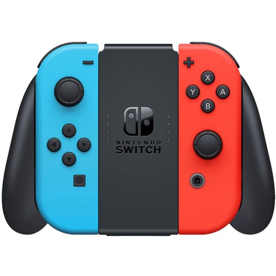 Nintendo Switch OLED Model Neon Blue/Neon Red & Mario vs. Donkey Kong ...