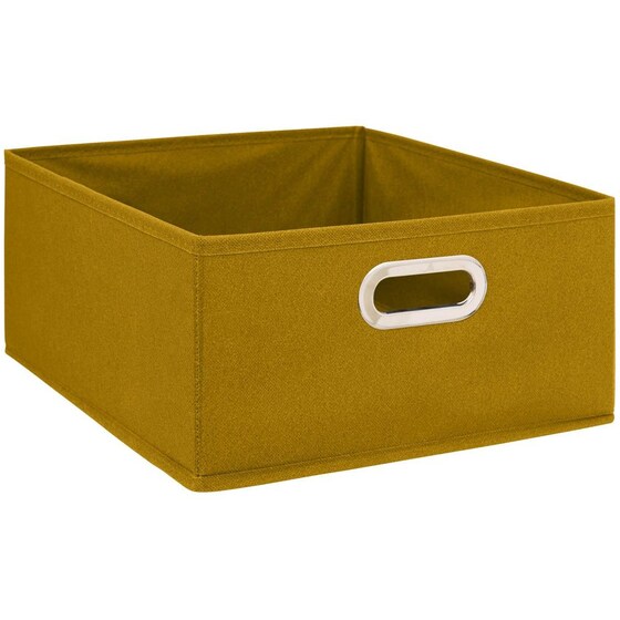 Κουτί Αποθήκευσης F-V 138886q Ψάθινο 31x15cm - Κίτρινο image 0