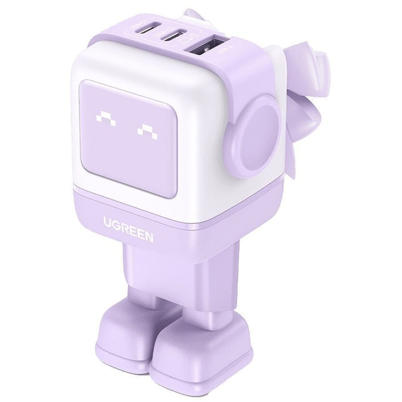 Φορτιστής Πρίζας UGreen Uno Charger USB-C/USB-A 65W - Purple
