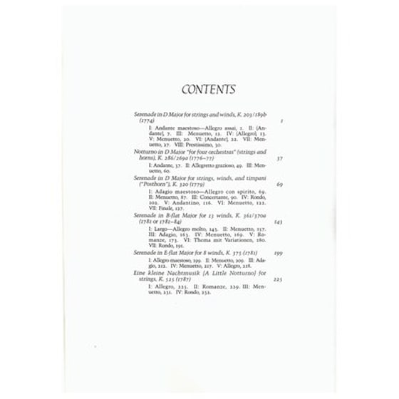 Βιβλίο Για Σύνολα Dover Publications Mozart - Complete Serenades Nr.2 [full Score] image 2