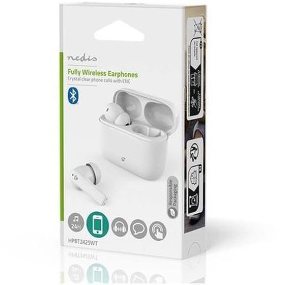 Ακουστικά Bluetooth Nedis hpbt2425wt - Λευκά image 3