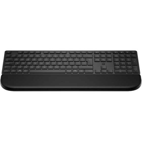 HP 580K Ασύρματο Bluetooth Σετ Πληκτρολόγιο διπλής λειτουργίας με στήριγμα παλάμης - Black (US) image 2