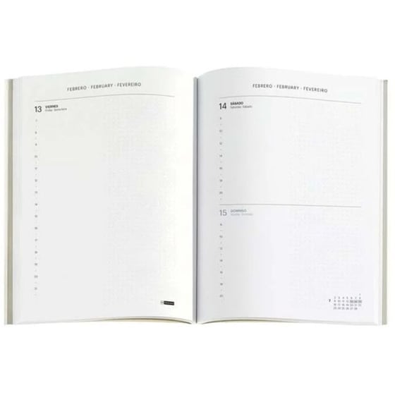 Ημερολόγιο Εβδομαδιαίο Miquelrius 2026 Back 2 Basics Sewn Magenta image 2