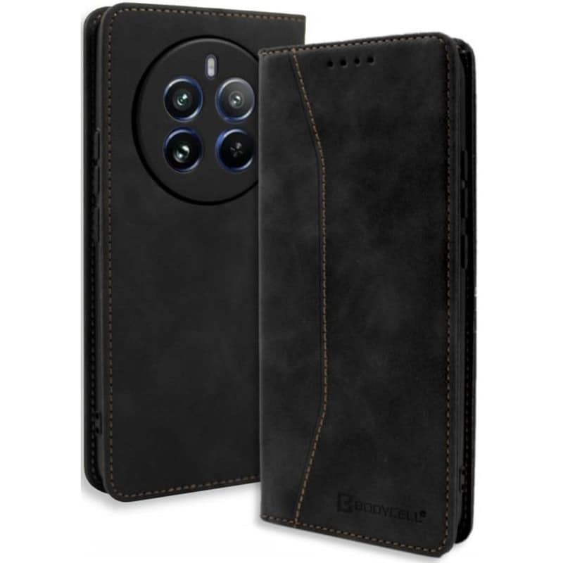 BODYCELL Θήκη Πορτοφόλι - Realme 12 Pro / 12 Pro Plus - Bodycell Book Case - Black (5206015073687)