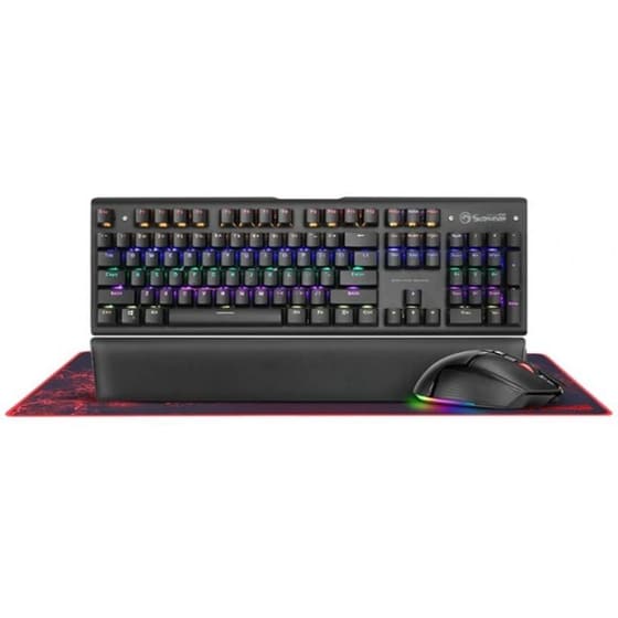 Marvo Cm420 3 in 1 Σετ Gaming Μηχανικό Πληκτρολόγιο/Ποντίκι/Mousepad  Μαύρο image 0