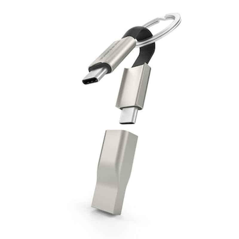 Σετ Καλωδίων Vonmählen High Five Μπρελόκ Usb-C to Usb-c - Silver