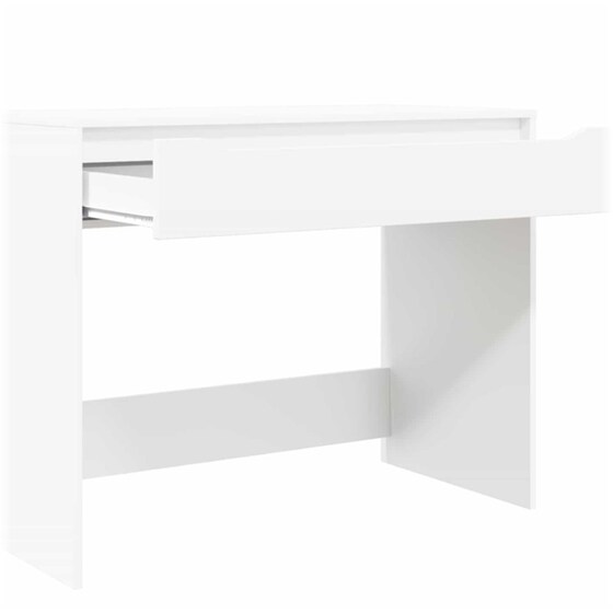 Γραφείο VidaXL από Επεξεργασμένο Ξύλο 100x50x78 cm - Λευκό image 4