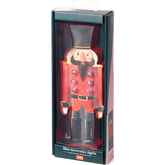 Χριστουγεννιάτικo Διακοσμητικό Φωτιστικό Καρυοθραύστης 21x3.2x7.2 cm image 1