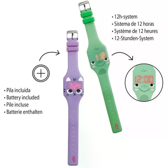 Ρολόι&nbsp;Καρπού&nbsp;Miquelrius με&nbsp;Led&nbsp;Οθόνη&nbsp;Αφής&nbsp;Βάτραχος image 3