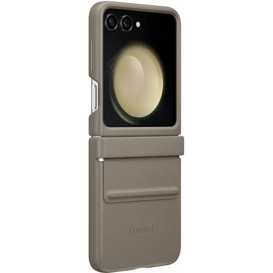 Θήκη Samsung  Galaxy Z Flip5 - Samsung Flap Eco-Leather Case - Etoupe image 3