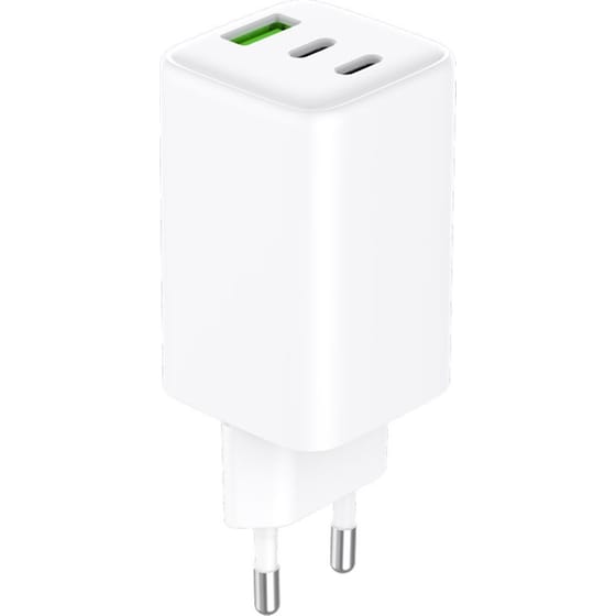 Φορτιστής Πρίζας Tune Dominion 2x USB-C/1x USB-A 65W - White image 2