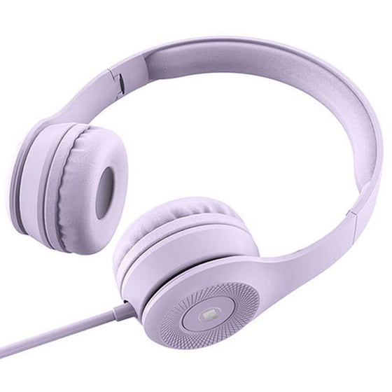 Lamtech Extra Bass Stereo Ενσύρματα Ακουστικά Κεφαλής - Μωβ image 1