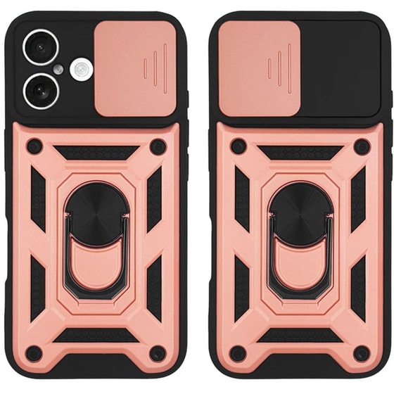Θήκη Apple iPhone 16 - Sonique Ring Armor CamPro - Χρυσό image 0