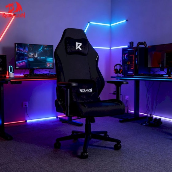 Καρέκλα Gaming Redragon C323 Υφασμάτινη Μαύρη image 3