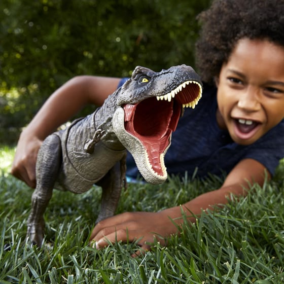 Φιγούρα Jurassic World Νέος T-Rex Που Χτυπά & Καταβροχθίζει - (HDY55) image 3