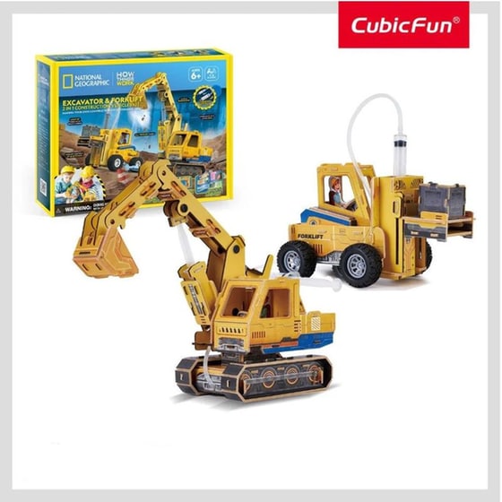 Εκσκαφέας & Ανυψωτικό National Geographic STEM image 1