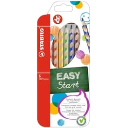 Ξυλομπογιές Stabilo Κραγιόν Stabilo Easycolour 332R 6 Τεμάχια