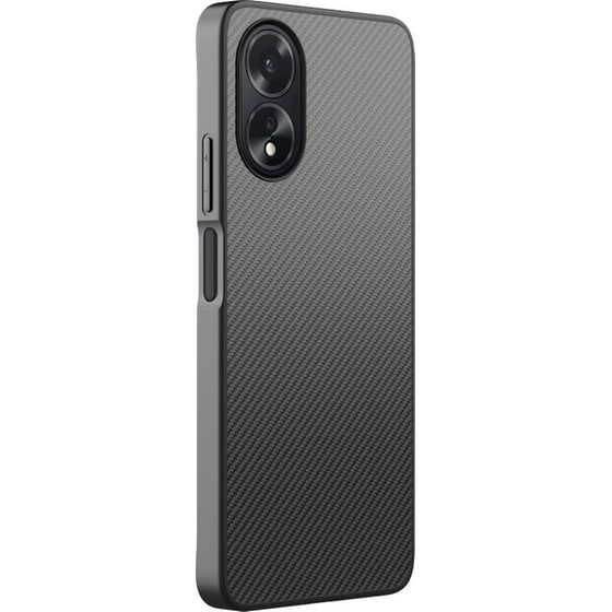 Θήκη Oppo A38 - AlwaySmart Aramid Fiber Textured Leather Protective Case - Black image 2