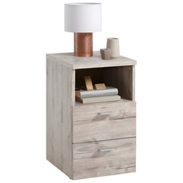 Κομοδίνο Fmd Από Μοριοσανίδα 39.9x35x60 cm - Δρύς Άμμος
