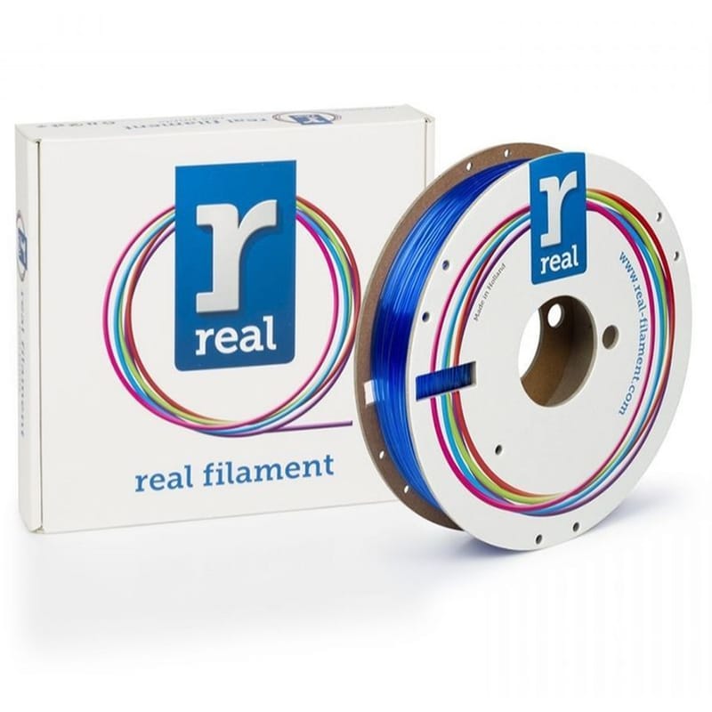 REAL FILAMENTS REAL FILAMENTS νήμα 3D εκτυπωτή PETG - 0.5kg 1.75mm - Μπλε