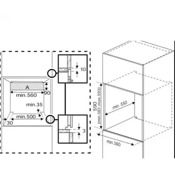 ΒΕΚΟ BBIM18302BCSE & HIC64403 T 72 Lt Εντοιχιζόμενο Σετ Φούρνος και Εστία image 6