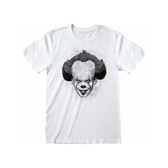 T- Shirt - Heroes Inc. - IT Chapter 2 - Clown Face - Άσπρο M image 0